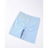 imageAUROLA Power Workout Shorts for Women Tummy Control Squat Proof Ribbed Thick Seamless Scrunch Active ShortSky Light