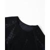 imageAUROLA Serpent Snake Long Sleeve Shirts for Women Seamless Workout Crop Tops Crew Neck Cropped T Shirt Athletic YogaBlack