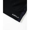 imageAUROLA Serpent Snake Long Sleeve Shirts for Women Seamless Workout Crop Tops Crew Neck Cropped T Shirt Athletic YogaBlack