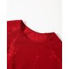 imageAUROLA Serpent Snake Long Sleeve Shirts for Women Seamless Workout Crop Tops Crew Neck Cropped T Shirt Athletic YogaChristmas Red