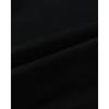 imageAUROLA Serpent Snake Long Sleeve Shirts for Women Seamless Workout Crop Tops Crew Neck Cropped T Shirt Athletic YogaSolidblack
