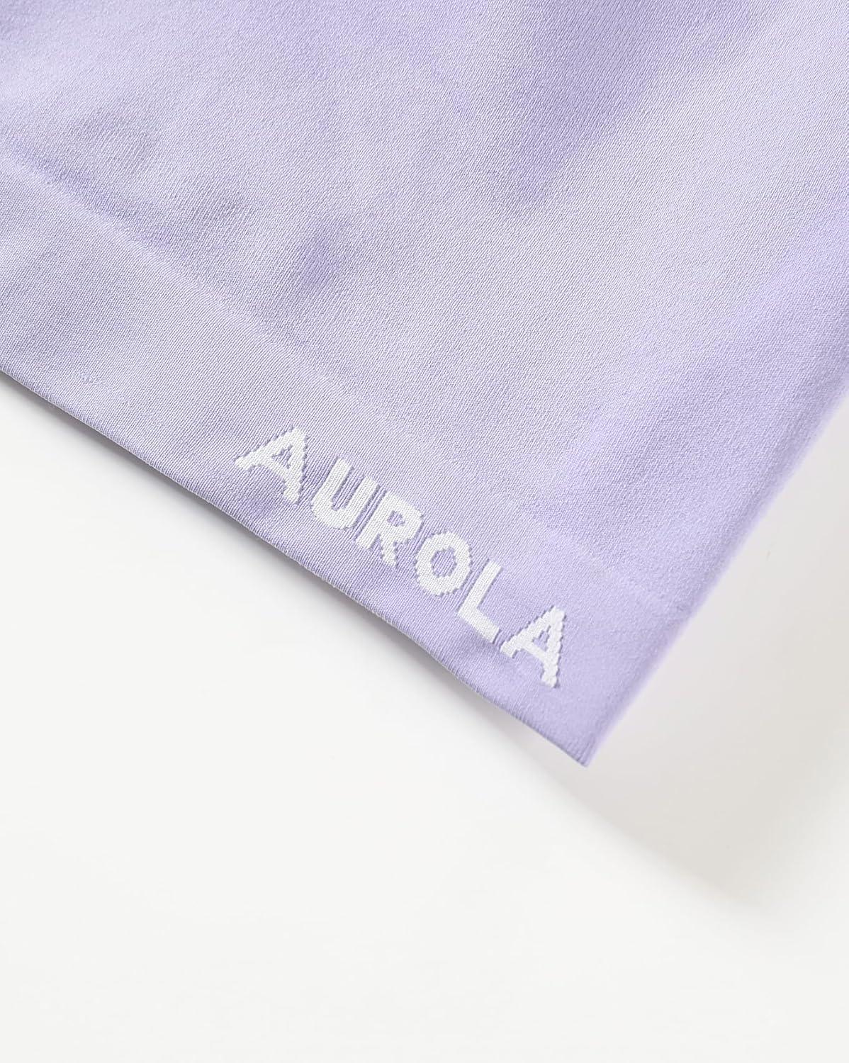 imageAUROLA Influence Longline Strappy Workout Halter Tops for WomenRemovable Cups Padded Bras Impact Gym Yoga Sleeveless TopLavender