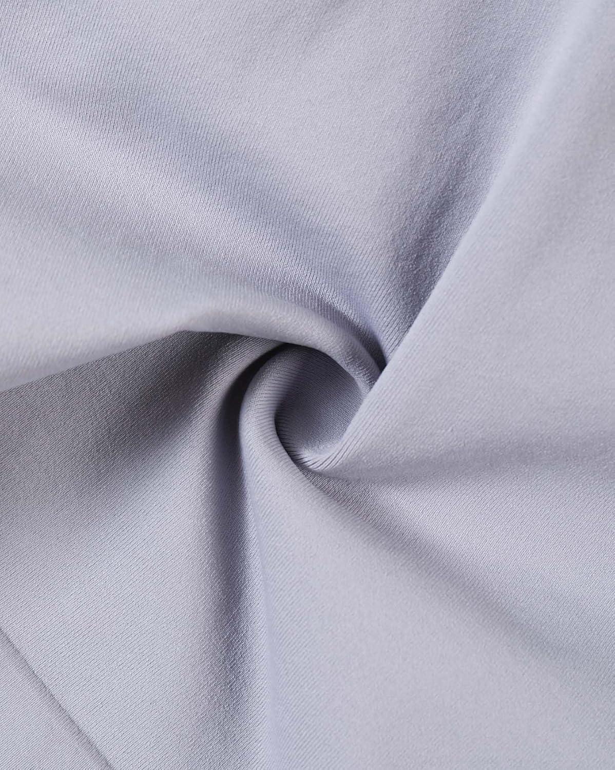 imageAUROLA Influence Longline Strappy Workout Halter Tops for WomenRemovable Cups Padded Bras Impact Gym Yoga Sleeveless TopLilac Gray