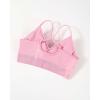 imageAUROLA Serpent Seamless Sports Bras for WomenBackless Padded Strappy Workout Gym Yoga Crop TopsSerpent Sweet Pink