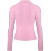 imageAUROLA Influence Athletic Workout Jacket for Women Lightweight Slim Fit Full Zip Running Yoga Sports Jacket with Thumb HolesSweet Pink
