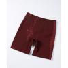 imageAUROLA Serpent Seamless Scrunch Workout Shorts for WomenTummy Control Squat Proof Ribbed Thick Active Gym ShortSerpent Burgundy