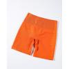 imageAUROLA Serpent Seamless Scrunch Workout Shorts for WomenTummy Control Squat Proof Ribbed Thick Active Gym ShortSerpent Persimmon Orange
