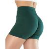 imageAUROLA Dream Collection Women Workout Shorts High Waist Gym Shorts Scrunch Butt Seamless Athletic ShortsCamoalpine Green