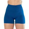 imageAUROLA Dream Collection Women Workout Shorts High Waist Gym Shorts Scrunch Butt Seamless Athletic ShortsCamolapis Blue