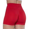 imageAUROLA Dream Collection Women Workout Shorts High Waist Gym Shorts Scrunch Butt Seamless Athletic ShortsCamobright Red