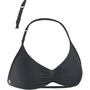 imageAUROLA Influence Adjustable Strappy Sports Bras for WomenLow Support Seamless Backless Padded Straps Impact Yoga Gym BraDark Grey