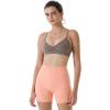 image:imageAUROLA 5 Dream Workout Shorts for Women Soft Smooth Comfortable Stretch Active Shorts50 Peach Pink