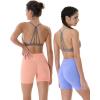 image:imageAUROLA 5 Dream Workout Shorts for Women Soft Smooth Comfortable Stretch Active Shorts50 Peach Pink