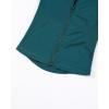 image:imageAUROLA Influence Athletic Workout Jacket for Women Lightweight Slim Fit Full Zip Running Yoga Sports Jacket with Thumb HolesDeep Teal