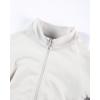 image:imageAUROLA Influence Athletic Workout Jacket for Women Lightweight Slim Fit Full Zip Running Yoga Sports Jacket with Thumb HolesLight Ivory