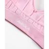 image:imageAUROLA Influence Halter Backless VNeck Sports Bra for Women OpenBack Padded Yoga Workout Crop Top with Adjustable StrapsSweet Pink