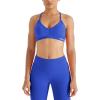 image:imageAUROLA Mercury Workout Sports Bras Women Athletic Removable Padded Backless Strapy Minimal Crop TopBlackblue Danubeklein Blue