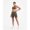 image:imageAUROLA Mercury Workout Sports Bras Women Athletic Removable Padded Backless Strapy Minimal Crop TopDark Blackchestnut Brownfig