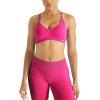 image:imageAUROLA Mercury Workout Sports Bras Women Athletic Removable Padded Backless Strapy Minimal Crop TopDark Blackjacarandapink