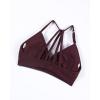 image:imageAUROLA Mercury Workout Sports Bras Women Athletic Removable Padded Backless Strapy Minimal Crop TopFig