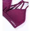 image:imageAUROLA Mercury Workout Sports Bras Women Athletic Removable Padded Backless Strapy Minimal Crop TopMagenta