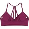 image:imageAUROLA Mercury Workout Sports Bras Women Athletic Removable Padded Backless Strapy Minimal Crop TopMagenta