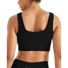 image:imageAUROLA Power Womens Square Back Basic Sports Bra  Square Neck Padded Low Impact Yoga Bra Workout Crop TopBlack