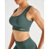 image:imageAUROLA Power Womens Square Back Basic Sports Bra  Square Neck Padded Low Impact Yoga Bra Workout Crop TopEden Green