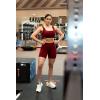 image:imageAUROLA Power Womens Square Back Basic Sports Bra  Square Neck Padded Low Impact Yoga Bra Workout Crop TopMaroon