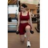 image:imageAUROLA Power Womens Square Back Basic Sports Bra  Square Neck Padded Low Impact Yoga Bra Workout Crop TopMaroon