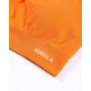 image:imageAUROLA Power Womens Square Back Basic Sports Bra  Square Neck Padded Low Impact Yoga Bra Workout Crop TopPersimmon Orange