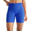 image:imageAUROLA Power Workout Shorts for Women Tummy Control Squat Proof Ribbed Thick Seamless Scrunch Active ShortKlein Blue