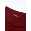 image:imageAUROLA Power Workout Shorts for Women Tummy Control Squat Proof Ribbed Thick Seamless Scrunch Active ShortMaroon