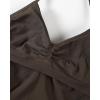image:imageAUROLA Womens Influence Longline Strappy Halter Workout Tank TopChestnut Brown