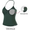 image:imageAUROLA Womens Influence Longline Strappy Halter Workout Tank TopEden Green