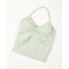 image:imageAUROLA Womens Influence Longline Strappy Halter Workout Tank TopFog Green