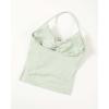 image:imageAUROLA Womens Influence Longline Strappy Halter Workout Tank TopFog Green