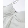 image:imageAUROLA Womens Influence Longline Strappy Halter Workout Tank TopGlacier Gray