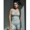 image:imageAUROLA Womens Influence Longline Strappy Halter Workout Tank TopGlacier Gray