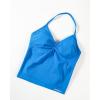 image:imageAUROLA Womens Influence Longline Strappy Halter Workout Tank TopIndigo