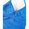 image:imageAUROLA Womens Influence Longline Strappy Halter Workout Tank TopIndigo