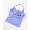 image:imageAUROLA Womens Influence Longline Strappy Halter Workout Tank TopJacaranda