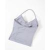 image:imageAUROLA Womens Influence Longline Strappy Halter Workout Tank TopLilac Gray