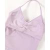 image:imageAUROLA Womens Influence Longline Strappy Halter Workout Tank TopLilac Snow