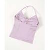 image:imageAUROLA Womens Influence Longline Strappy Halter Workout Tank TopLilac Snow