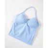 image:imageAUROLA Womens Influence Longline Strappy Halter Workout Tank TopSky Light
