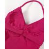 image:imageAUROLA Womens Influence Longline Strappy Halter Workout Tank TopVivid Cerise