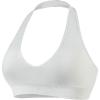 image:imageAUROLA Influence Halter Backless VNeck Sports Bra for Women OpenBack Padded Yoga Workout Crop Top with Adjustable StrapsGlacier Gray