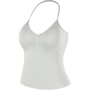 image:imageAUROLA Womens Influence Longline Strappy Halter Workout Tank TopGlacier Gray