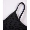 image:imageAUROLA Leopard Sports Bras for WomenBackless Padded Strappy Seamless Workout Gym Yoga Active TopsLeo Black